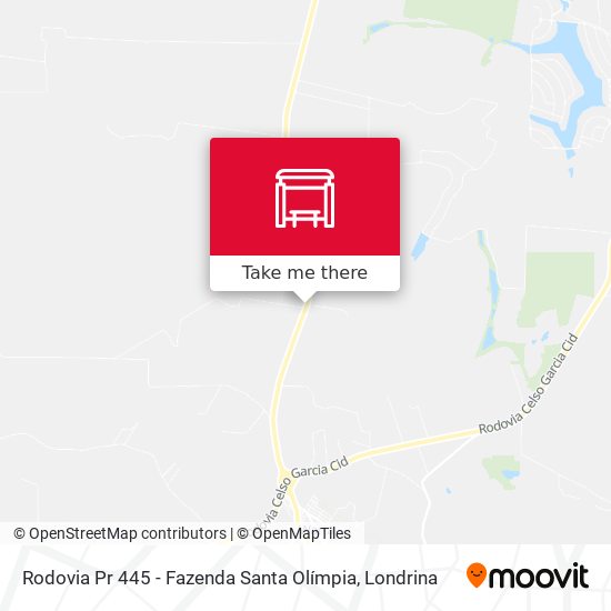 Rodovia Pr 445 - Fazenda Santa Olímpia map