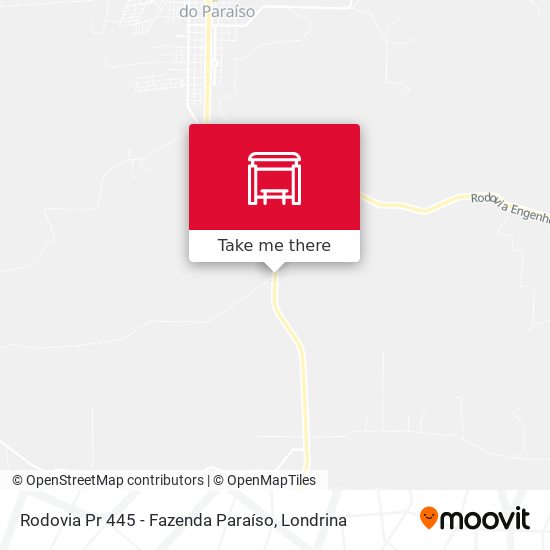 Rodovia Pr 445 - Fazenda Paraíso map