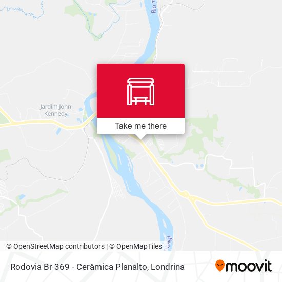 Rodovia Br 369 - Cerâmica Planalto map