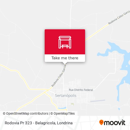 Rodovia Pr 323 - Belagricola map