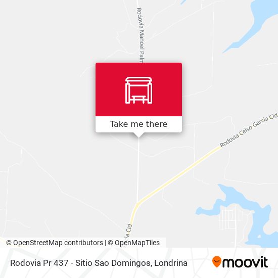 Rodovia Pr 437 - Sitio Sao Domingos map