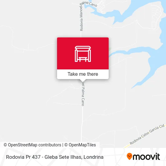 Rodovia Pr 437 - Gleba Sete Ilhas map