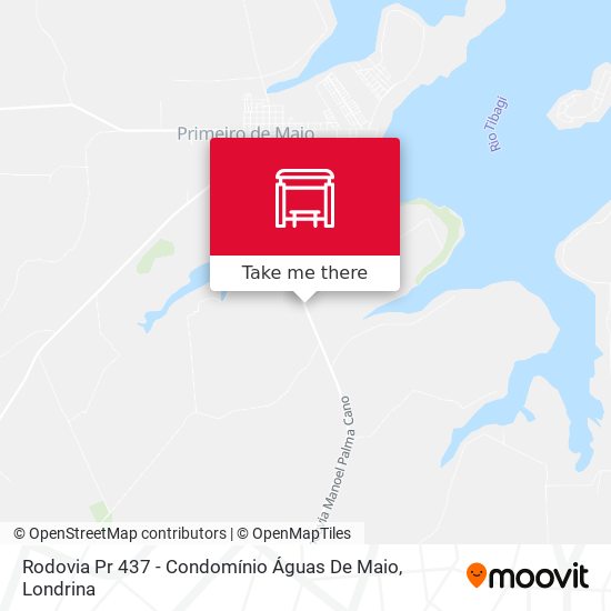 Rodovia Pr 437 - Condomínio Águas De Maio map