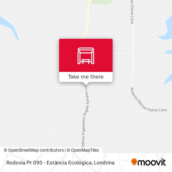 Rodovia Pr 090 - Estância Ecológica map