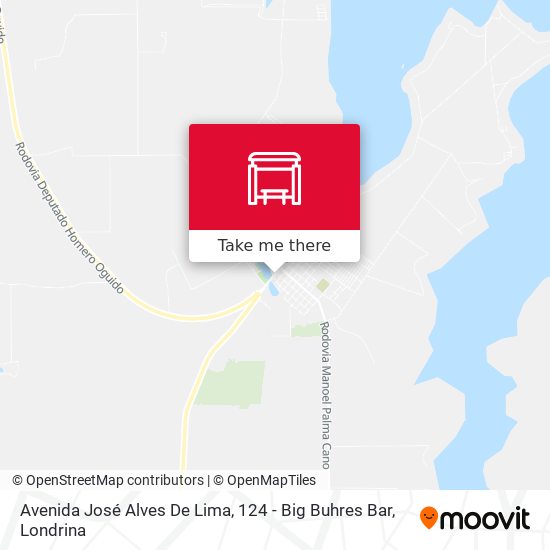 Avenida José Alves De Lima, 124 - Big Buhres Bar map