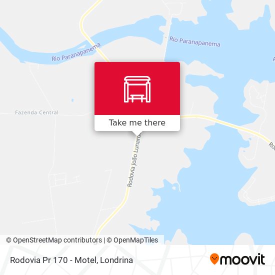 Rodovia Pr 170 - Motel map