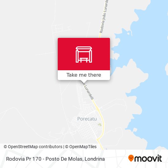 Rodovia Pr 170 - Posto De Molas map