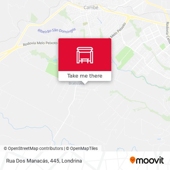 Rua Dos Manacás, 445 map