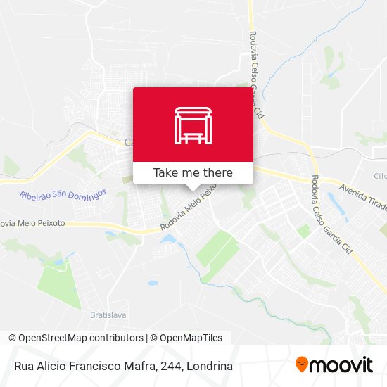 Rua Alício Francisco Mafra, 244 map