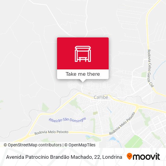 Avenida Patrocínio Brandão Machado, 22 map