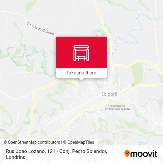 Rua Joao Lozano, 121 - Conj. Pedro Splendor map