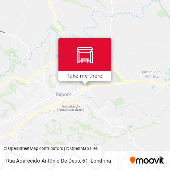 Rua Aparecido Antônio De Deus, 61 map