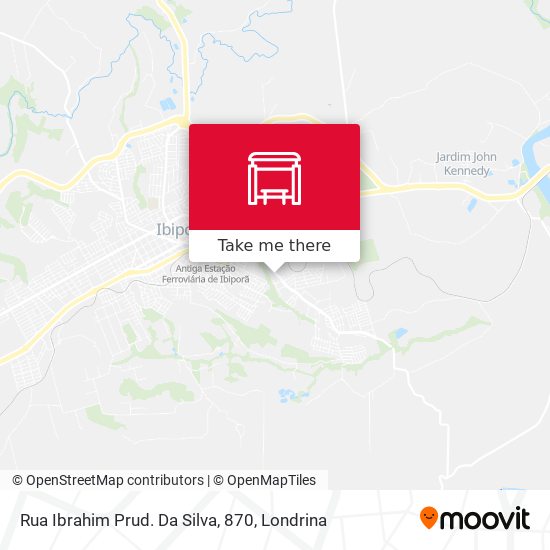 Rua Ibrahim Prud. Da Silva, 870 map