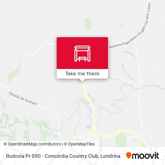 Rodovia Pr 090 - Concórdia Country Club map