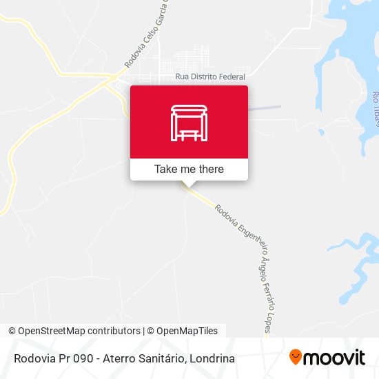 Rodovia Pr 090 - Aterro Sanitário map