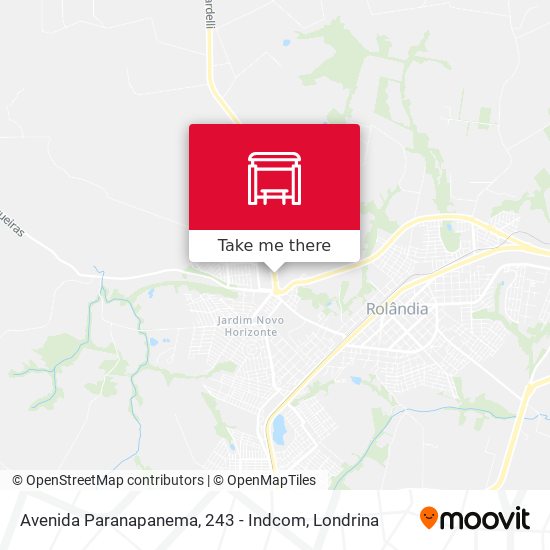 Avenida Paranapanema, 243 - Indcom map