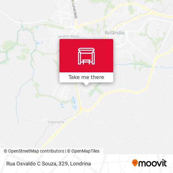 Rua Osvaldo C Souza, 329 map