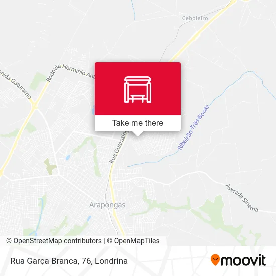 Rua Garça Branca, 76 map