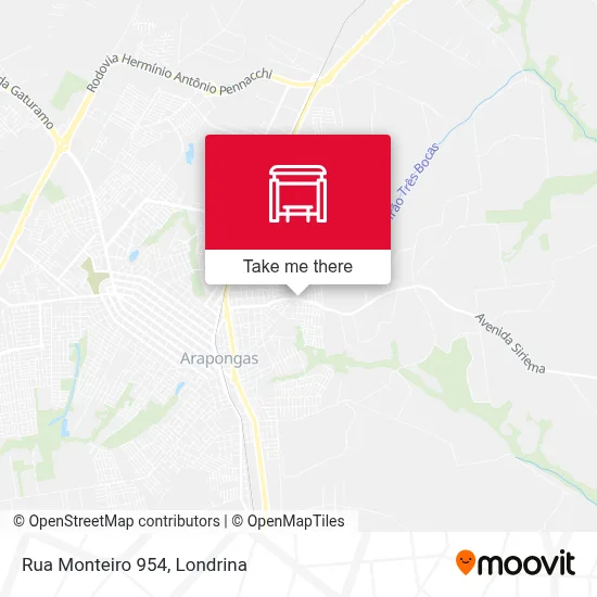 Rua Monteiro 954 map