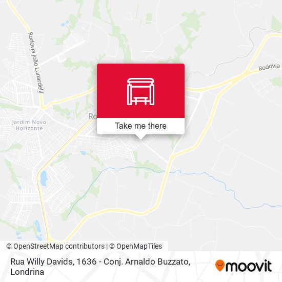 Rua Willy Davids, 1636 - Conj. Arnaldo Buzzato map
