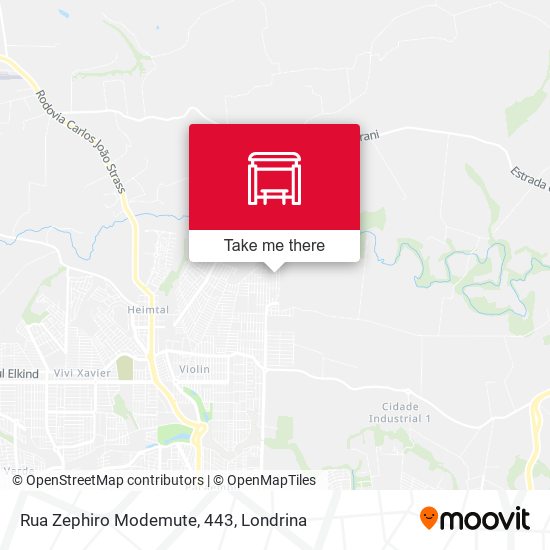 Rua Zephiro Modemute, 443 map
