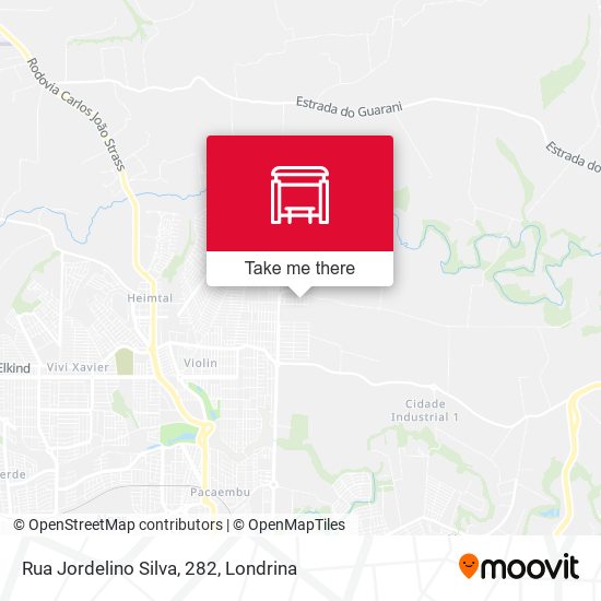 Rua Jordelino Silva, 282 map