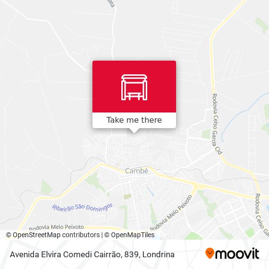 Avenida Elvira Comedi Cairrão, 839 map