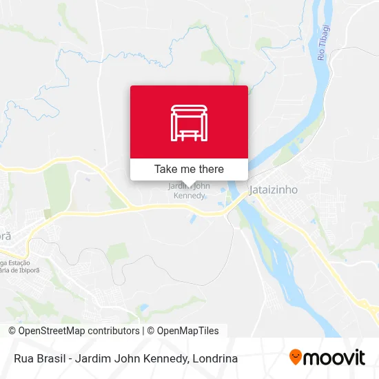 Rua Brasil  - Jardim John Kennedy map