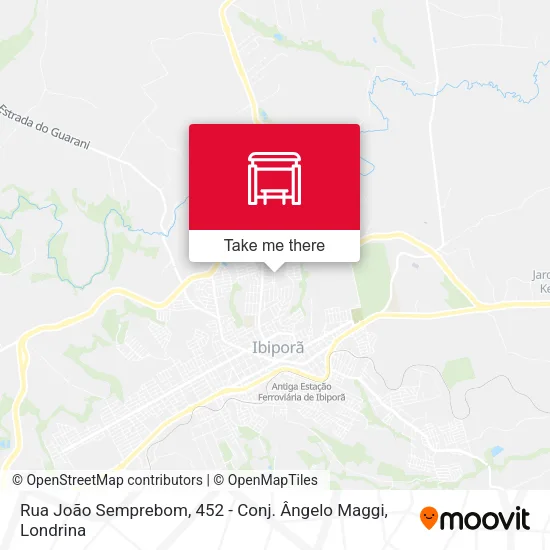 Rua João Semprebom, 452  - Conj. Ângelo Maggi map