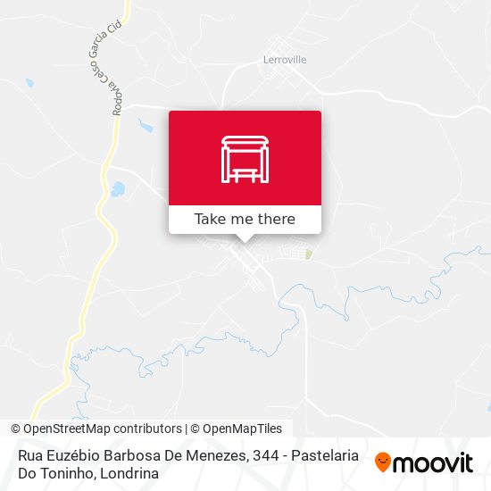 Rua Euzébio Barbosa De Menezes, 344 - Pastelaria Do Toninho map