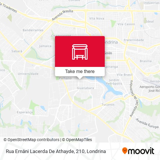 Rua Ernâni Lacerda De Athayde, 210 map