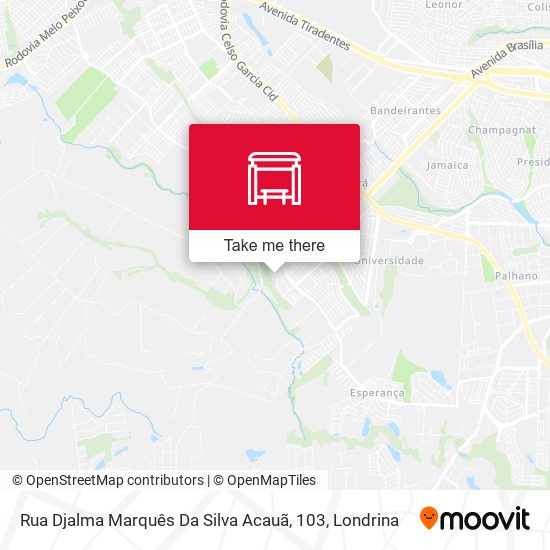 Rua Djalma Marquês Da Silva Acauã, 103 map