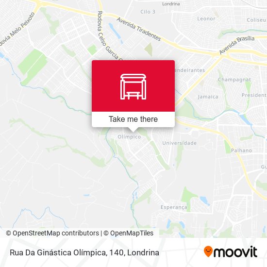 Rua Da Ginástica Olímpica, 140 map
