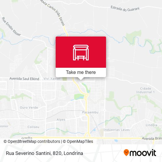 Rua Severino Santini, 820 map