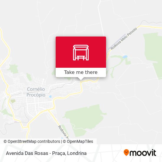 Avenida Das Rosas - Praça map