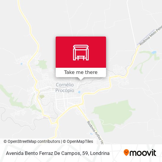 Avenida Bento Ferraz De Campos, 59 map