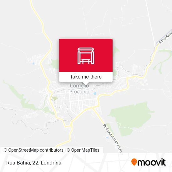 Rua Bahia, 22 map