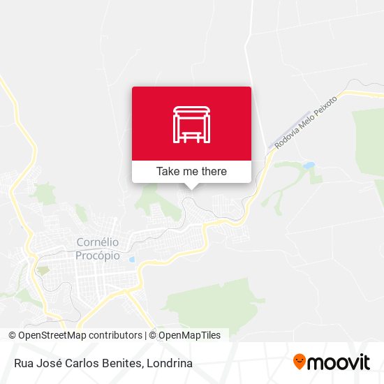Rua José Carlos Benites map