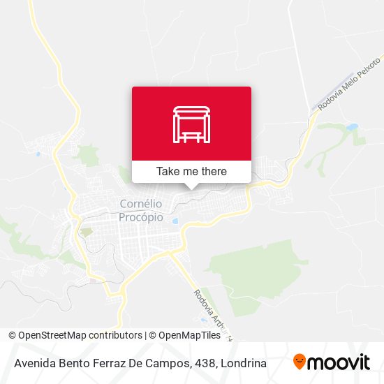 Avenida Bento Ferraz De Campos, 438 map