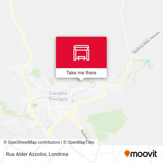 Rua Alder Azzolini map