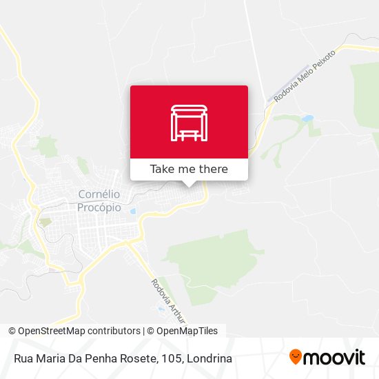 Rua Maria Da Penha Rosete, 105 map