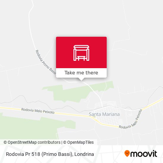 Rodovia Pr 518 (Primo Bassi) map