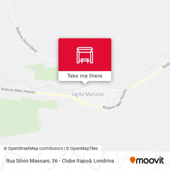 Rua Silvio Massani, 36 - Clube Itapoã map