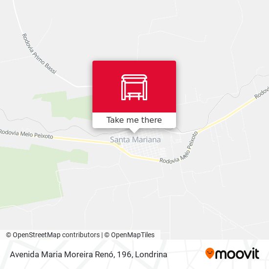 Avenida Maria Moreira Renó, 196 map