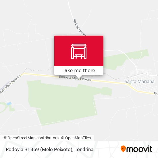 Rodovia Br 369 (Melo Peixoto) map