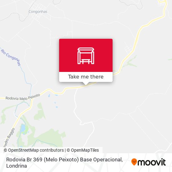 Rodovia Br 369 (Melo Peixoto) Base Operacional map