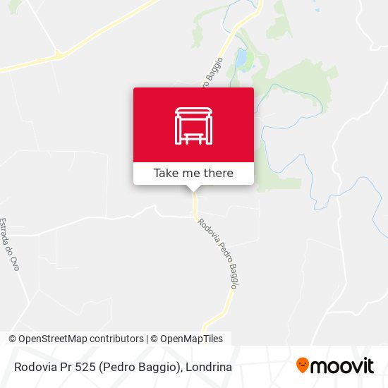 Rodovia Pr 525 (Pedro Baggio) map