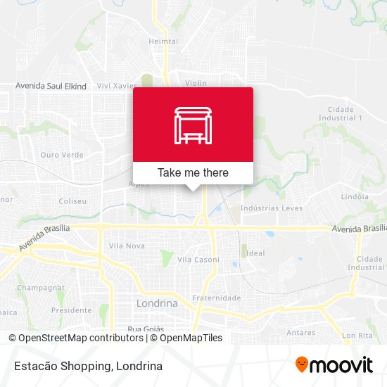 Estacão Shopping map