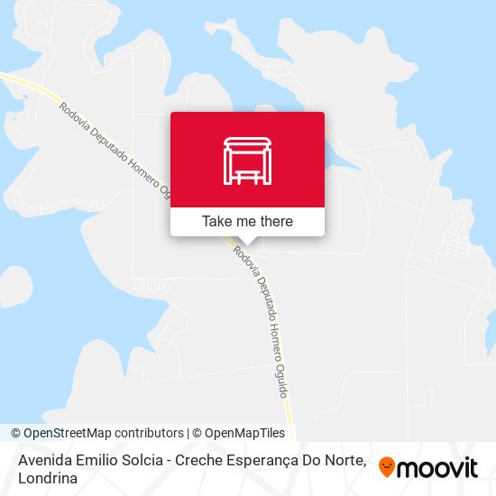 Avenida Emilio Solcia - Creche Esperança Do Norte map