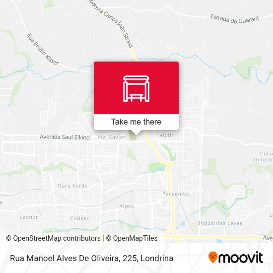 Rua Manoel Alves De Oliveira, 225 map